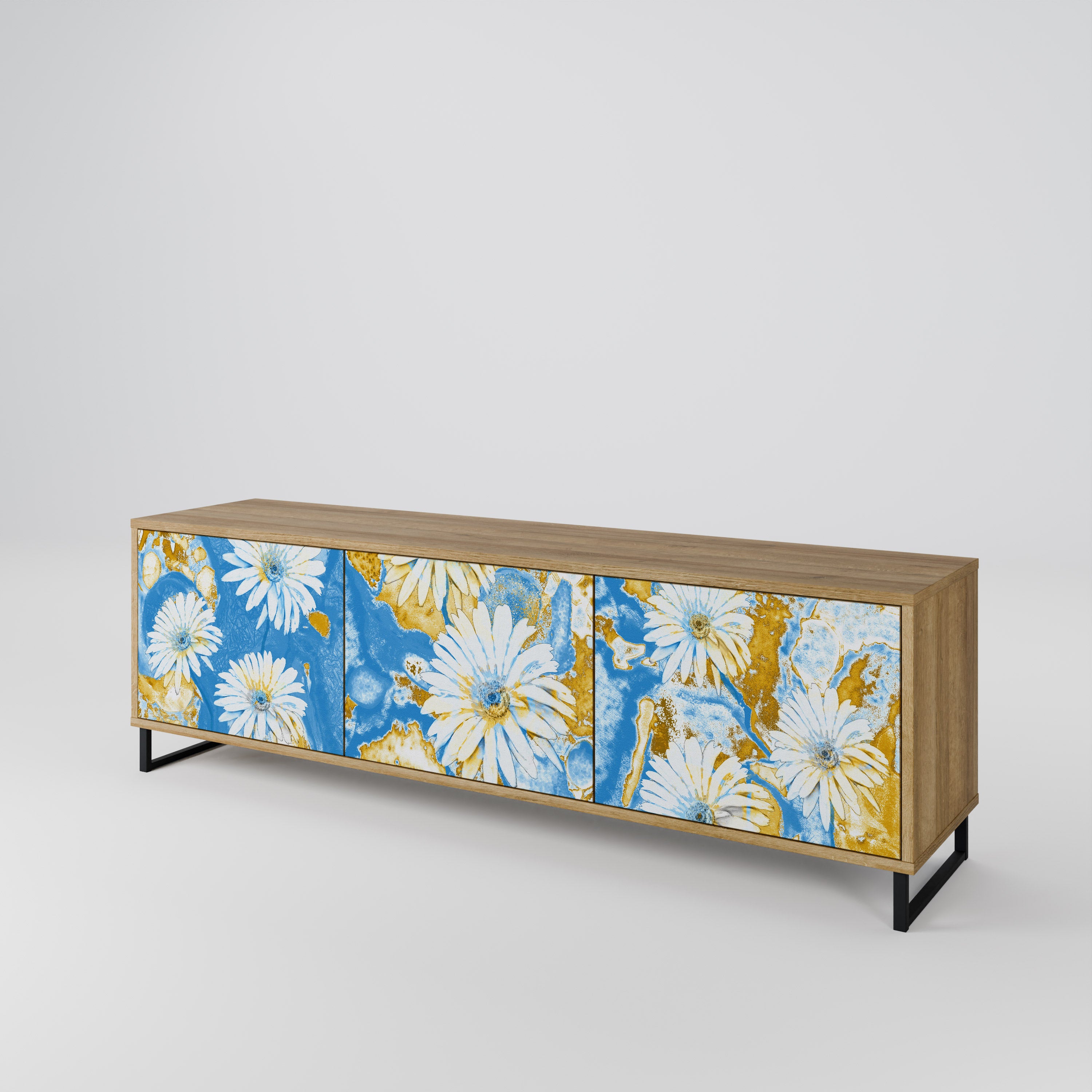 DAISY LUXE 3-Door TV Cabinet
