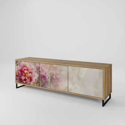 PEONY WHISPER Třídveřový TV stolek