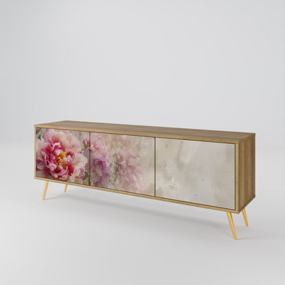 PEONY WHISPER Třídveřový TV stolek