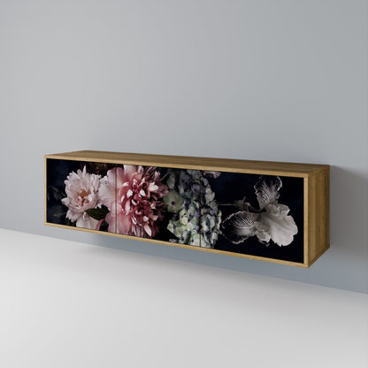 PURE BLOSSOM Třídveřový TV stolek