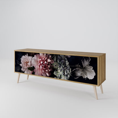 PURE BLOSSOM Třídveřový TV stolek