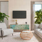 BLOOMING CHARM Třídveřový TV stolek