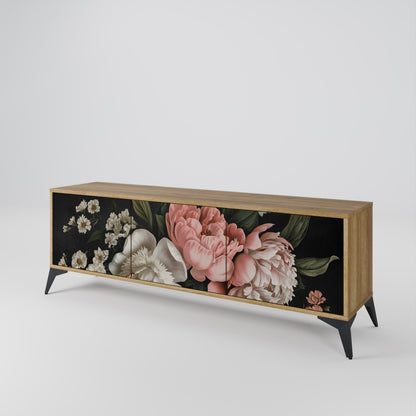 LUSH ELEGANCE Třídveřový TV stolek