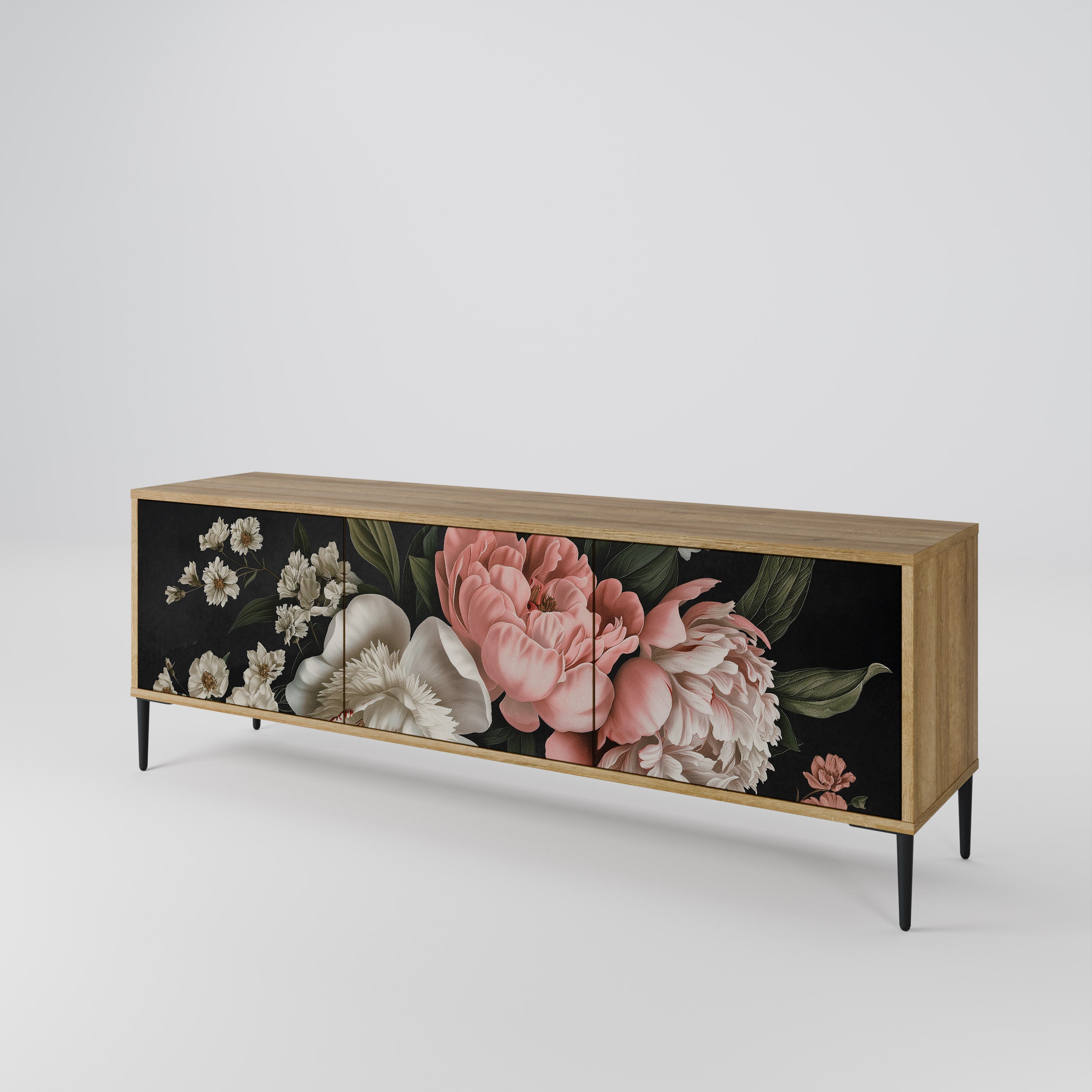 LUSH ELEGANCE 3-Door TV Cabinet