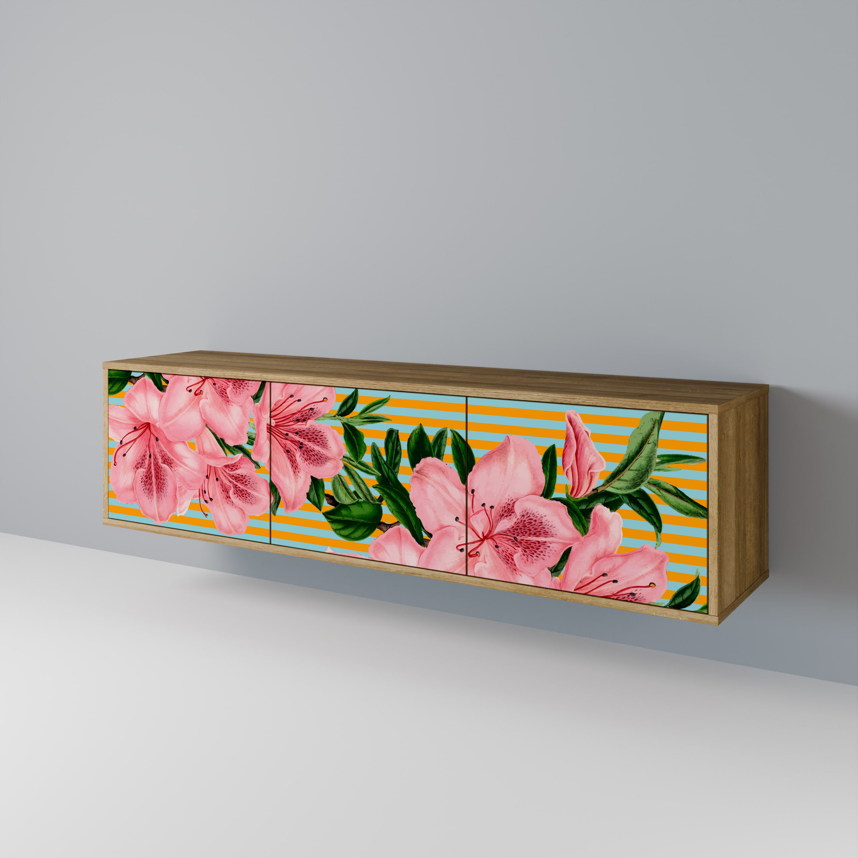 FRAGILE BEAUTY 3-Door TV Cabinet