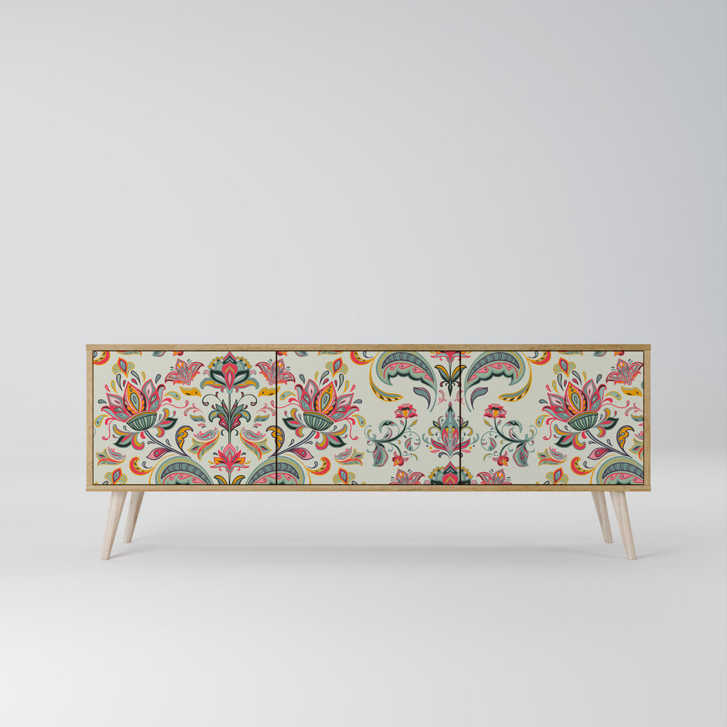 ORGANIC FOLKLORE 3-Door TV Cabinet