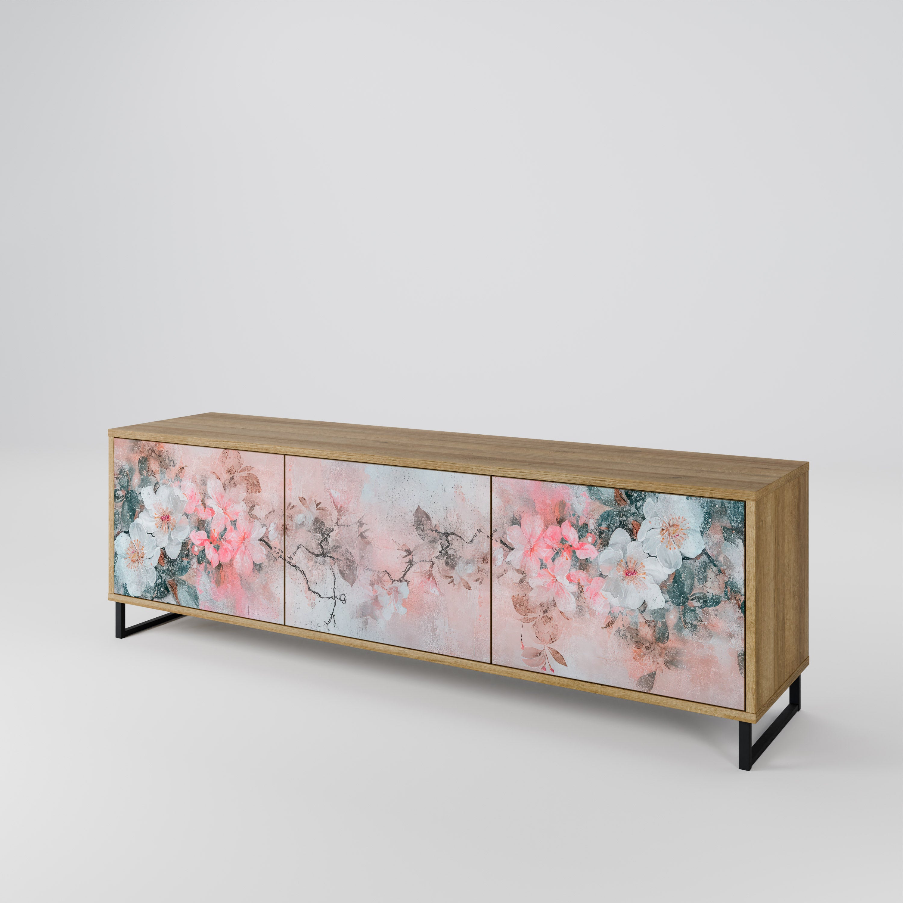 CHERRY BLOSSOM 3-Door TV Cabinet