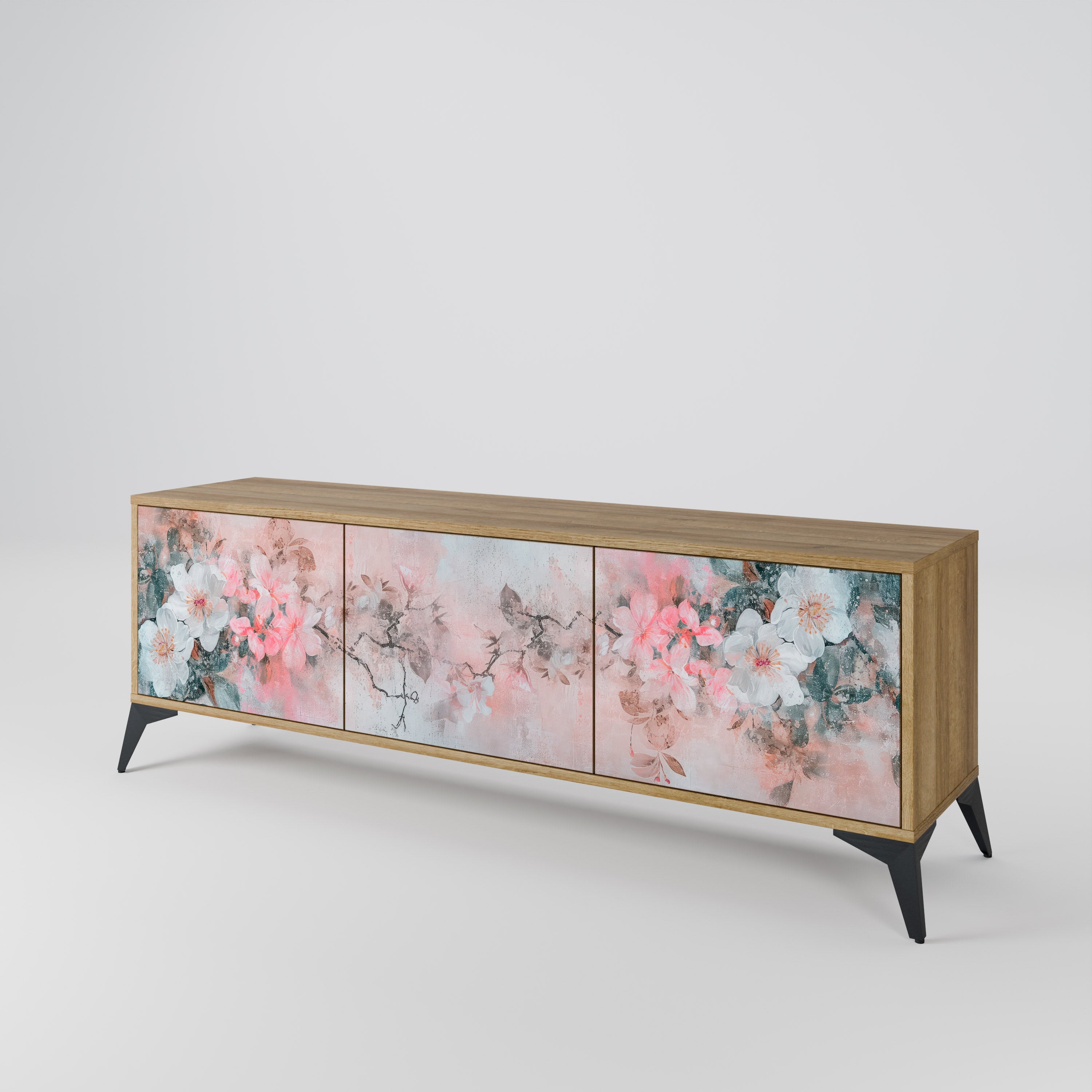 CHERRY BLOSSOM 3-Door TV Cabinet