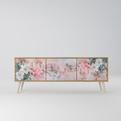 CHERRY BLOSSOM Třídveřový TV stolek