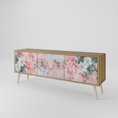 CHERRY BLOSSOM Třídveřový TV stolek