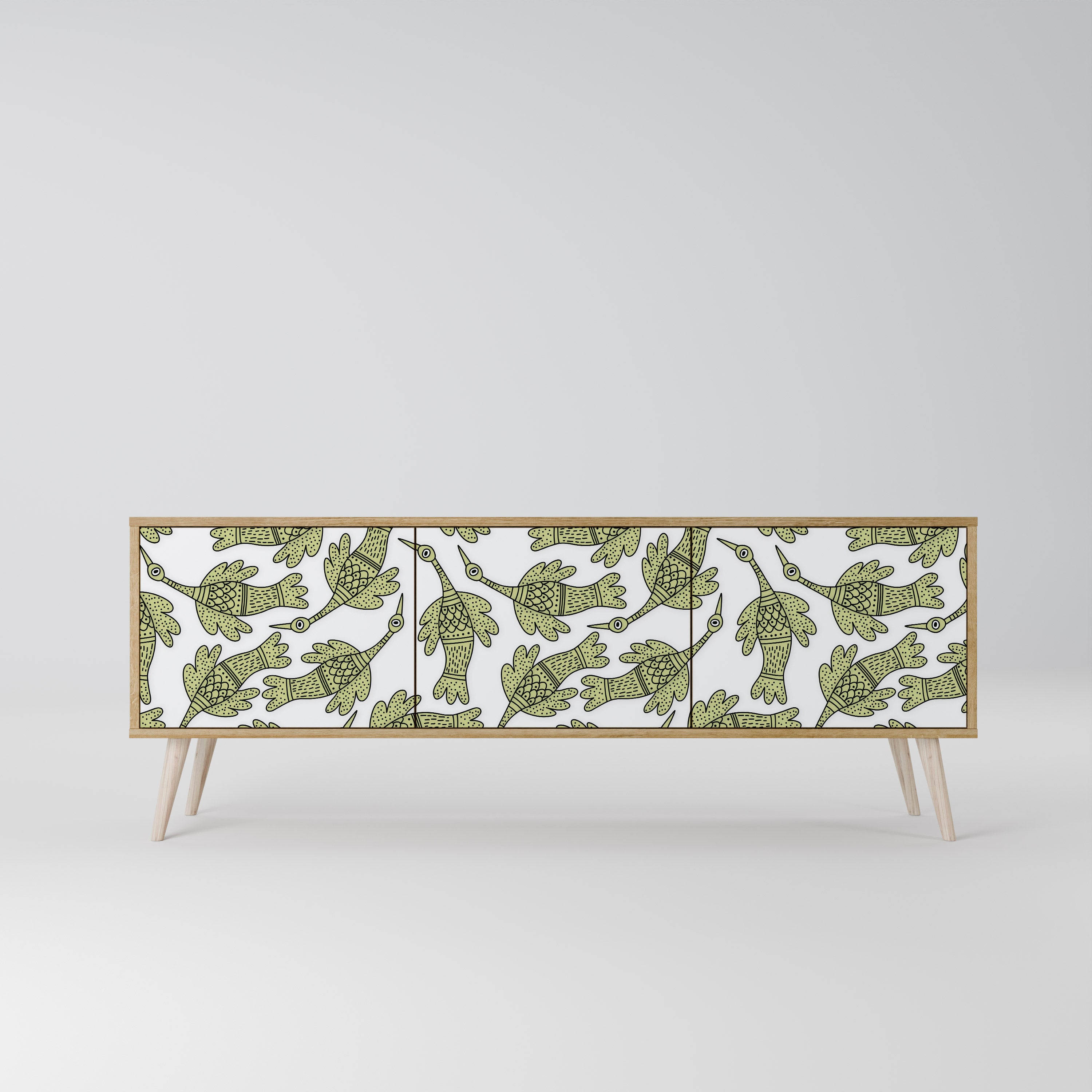 SEEDLING SONGBIRD 3-Door TV Cabinet