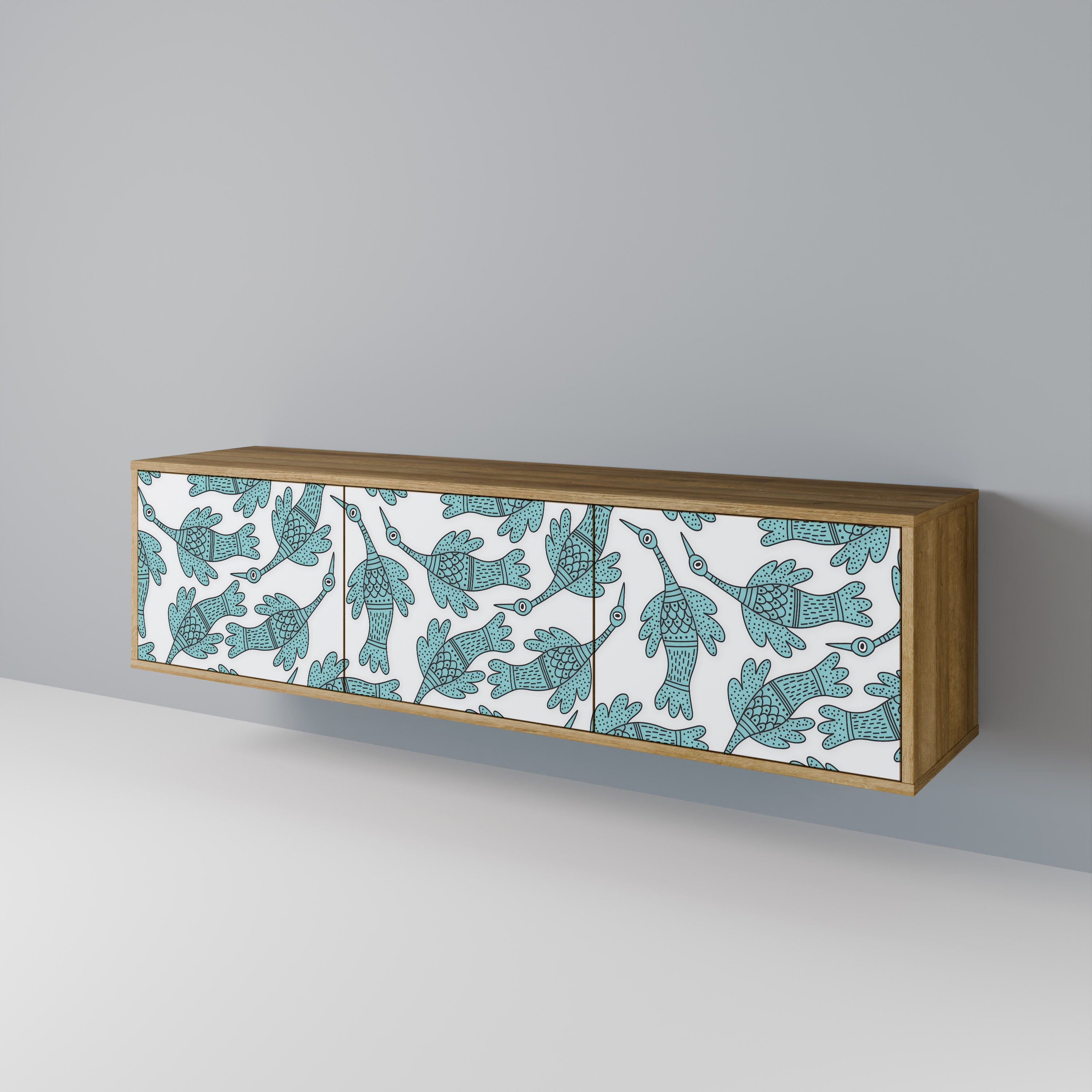 WATERSPOUT SONGIBIRD 3-Door TV Cabinet