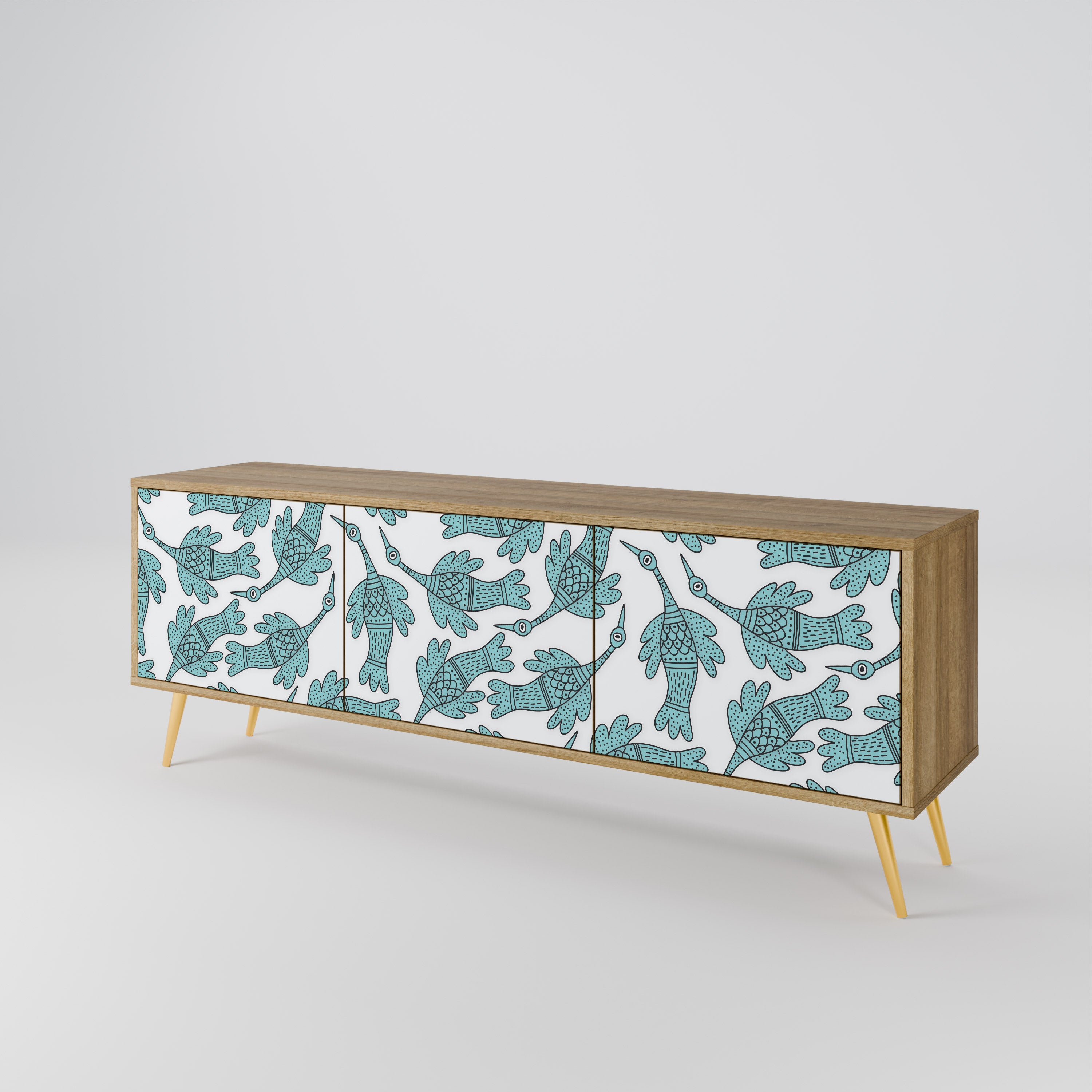 WATERSPOUT SONGIBIRD 3-Door TV Cabinet