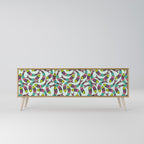 INDIAN FISH 3-Door TV Cabinet