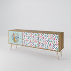 COLORFUL ALPACAS 3-Door TV Cabinet
