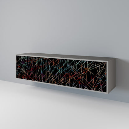 LUMINOUS SNARE Třídveřový TV stolek