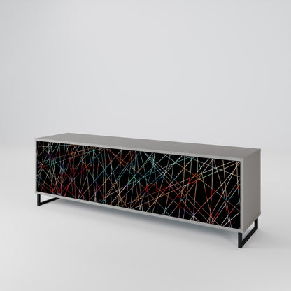 LUMINOUS SNARE Třídveřový TV stolek