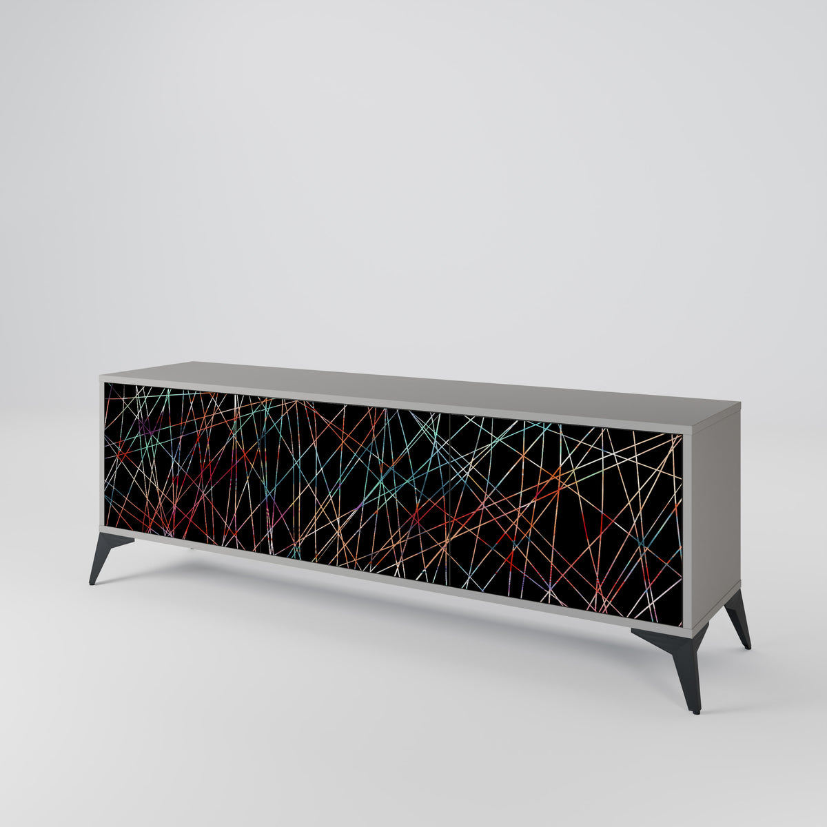 LUMINOUS SNARE Třídveřový TV stolek