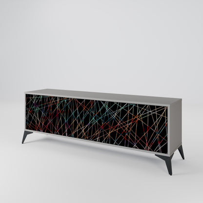 LUMINOUS SNARE Třídveřový TV stolek