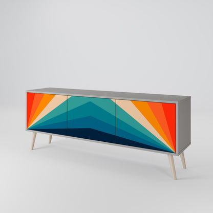 PRISM CONCUSSION Třídveřový TV stolek