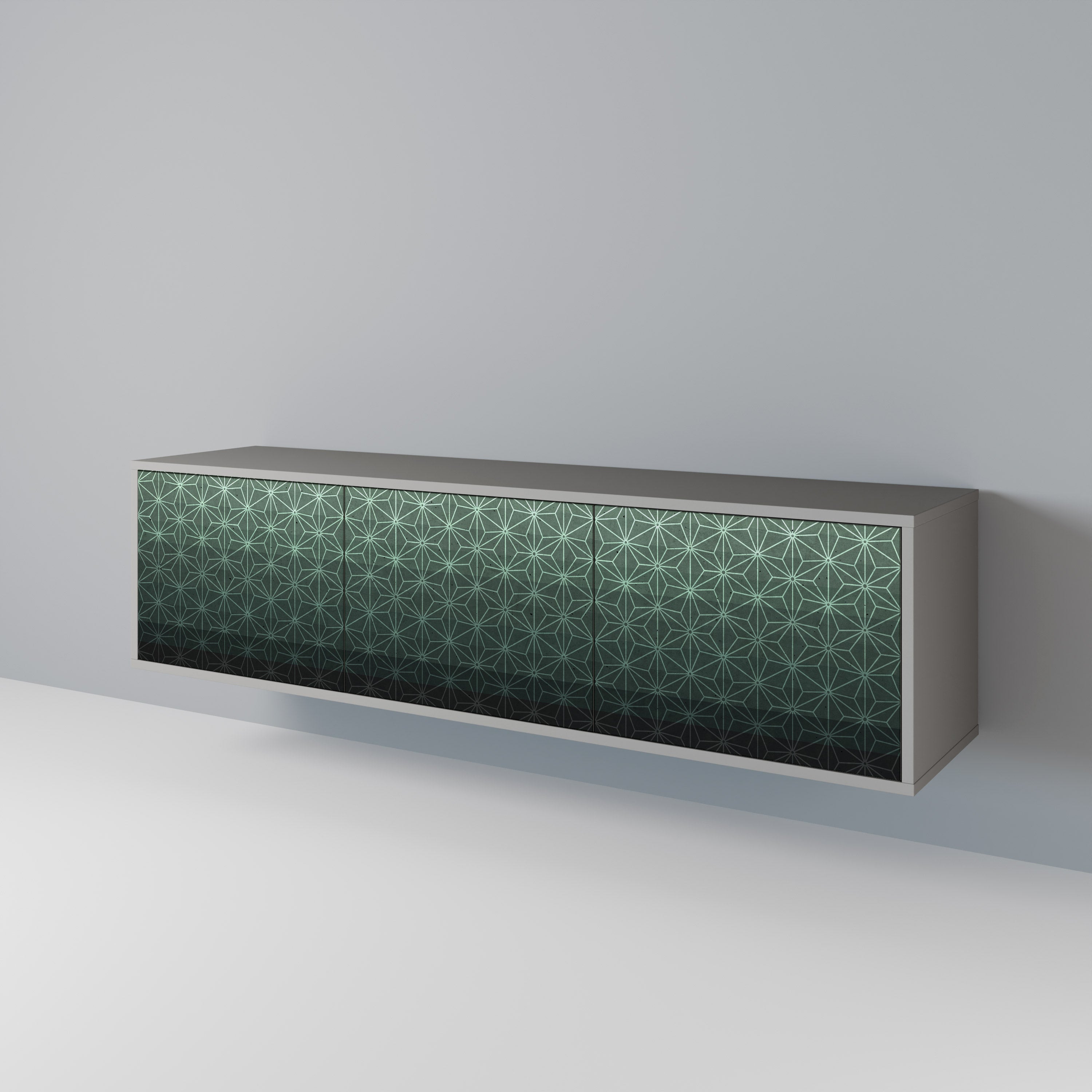 ORNAMENTAL GLIMMER Třídveřový TV stolek