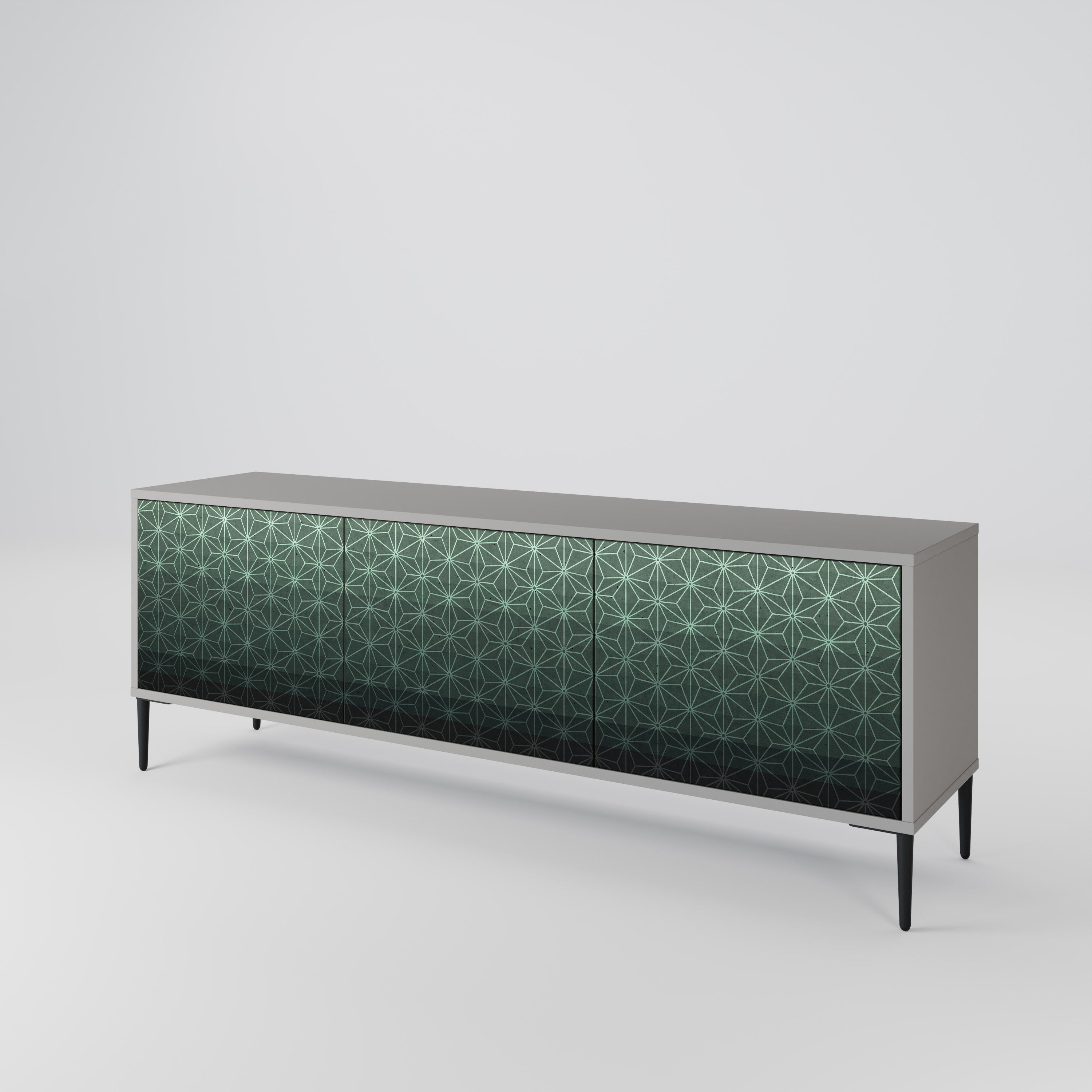 ORNAMENTAL GLIMMER Třídveřový TV stolek