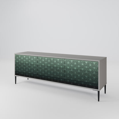 ORNAMENTAL GLIMMER Třídveřový TV stolek