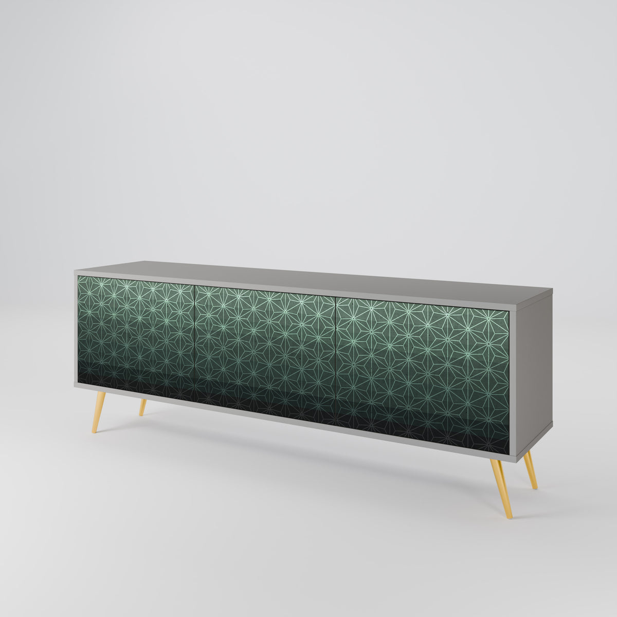 ORNAMENTAL GLIMMER Třídveřový TV stolek