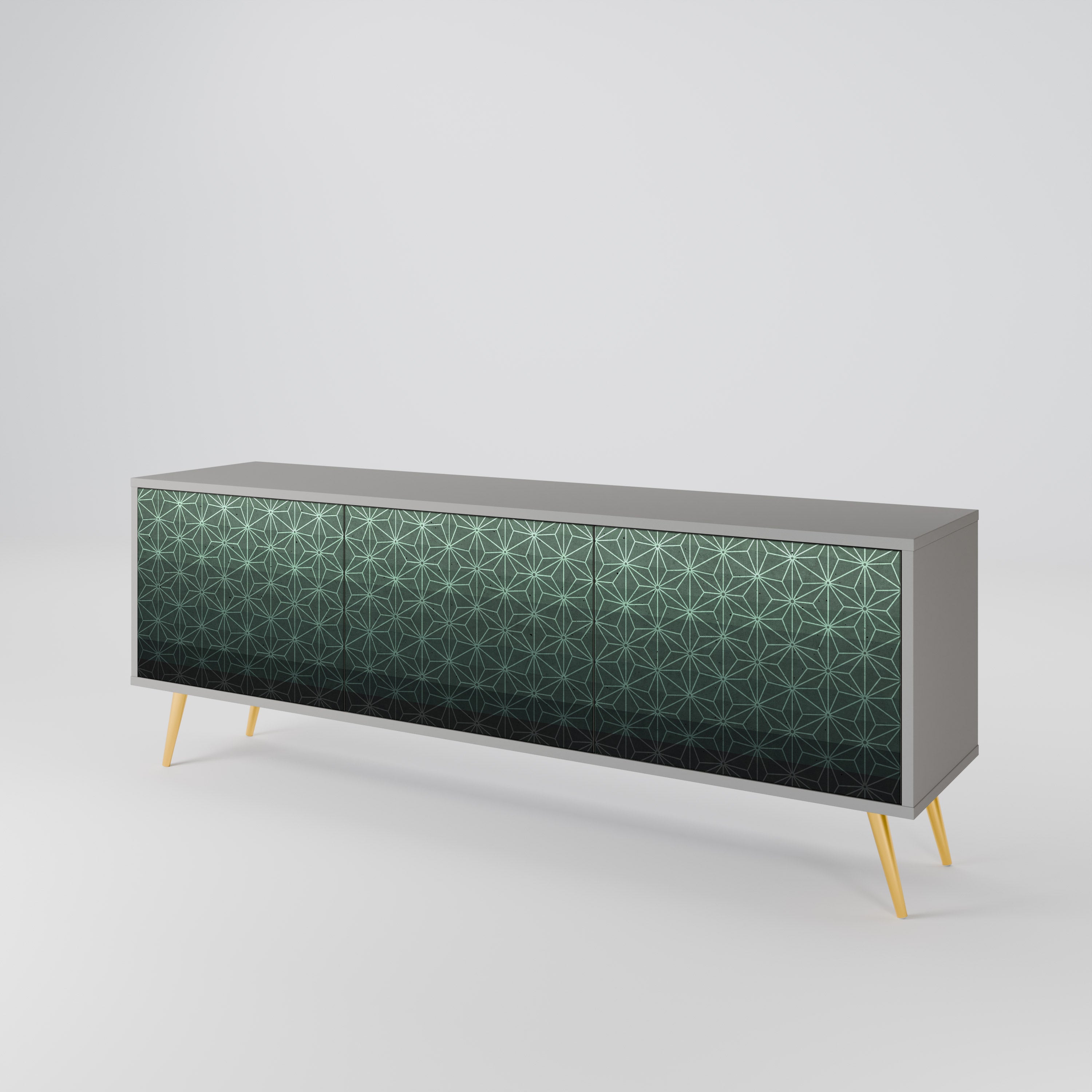 ORNAMENTAL GLIMMER Třídveřový TV stolek