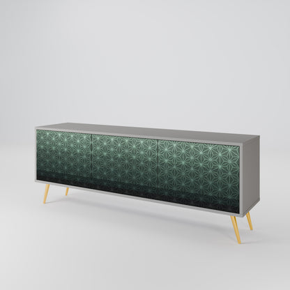 ORNAMENTAL GLIMMER Třídveřový TV stolek