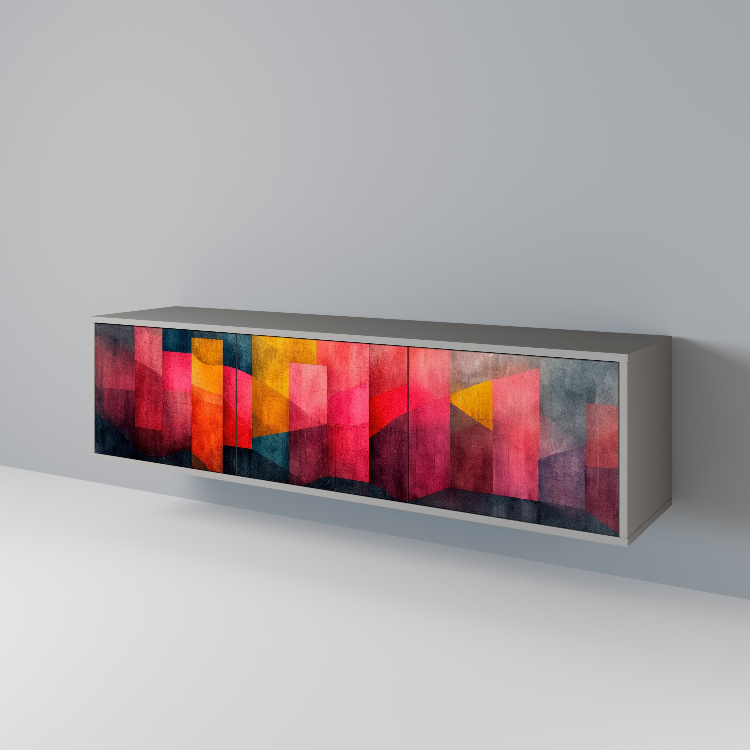 COLORFUL SOUNDS Třídveřový TV stolek