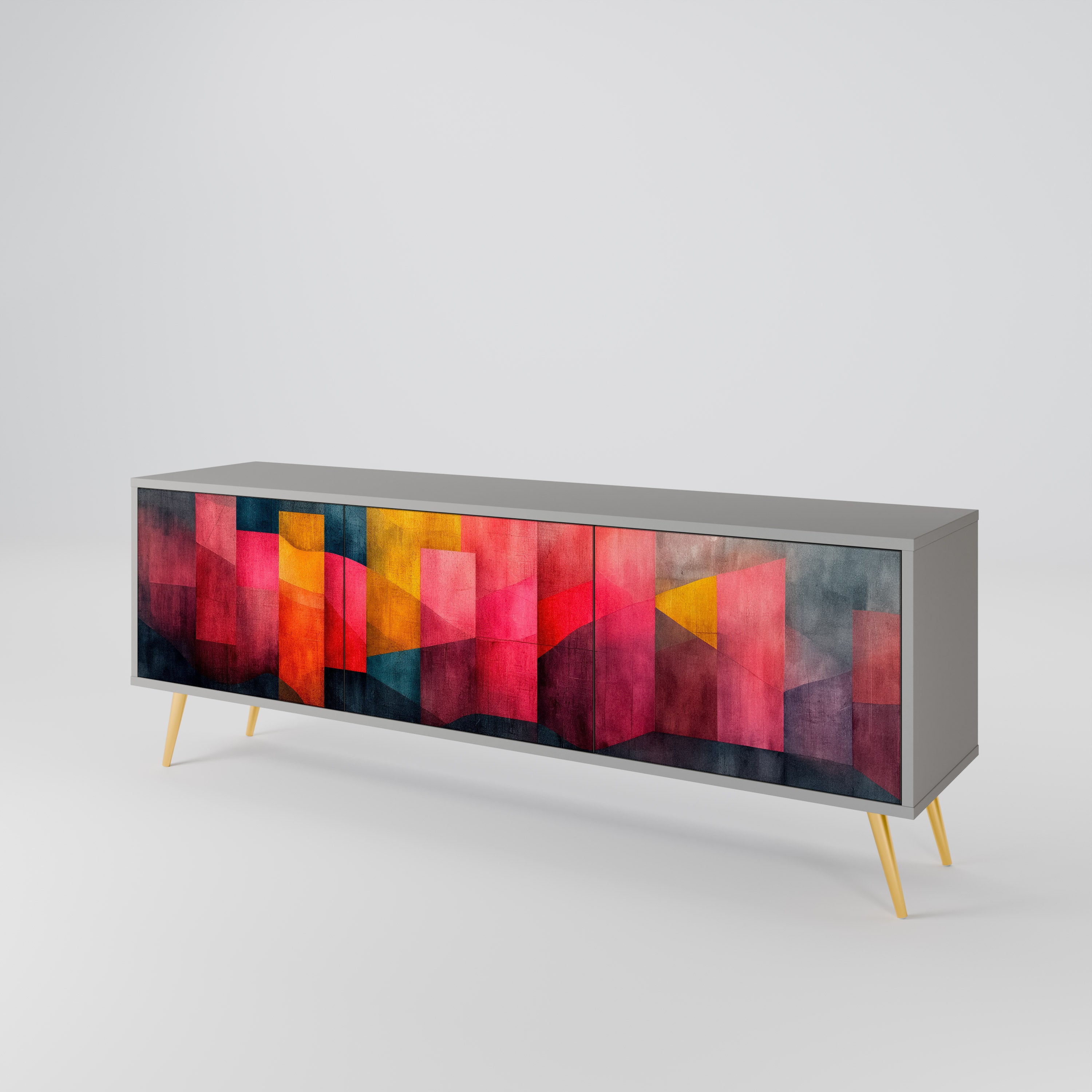 COLORFUL SOUNDS Třídveřový TV stolek