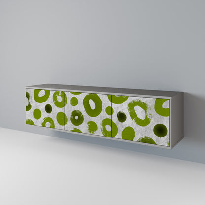 GREEN RHAPSODY Třídveřový TV stolek