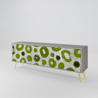GREEN RHAPSODY Třídveřový TV stolek