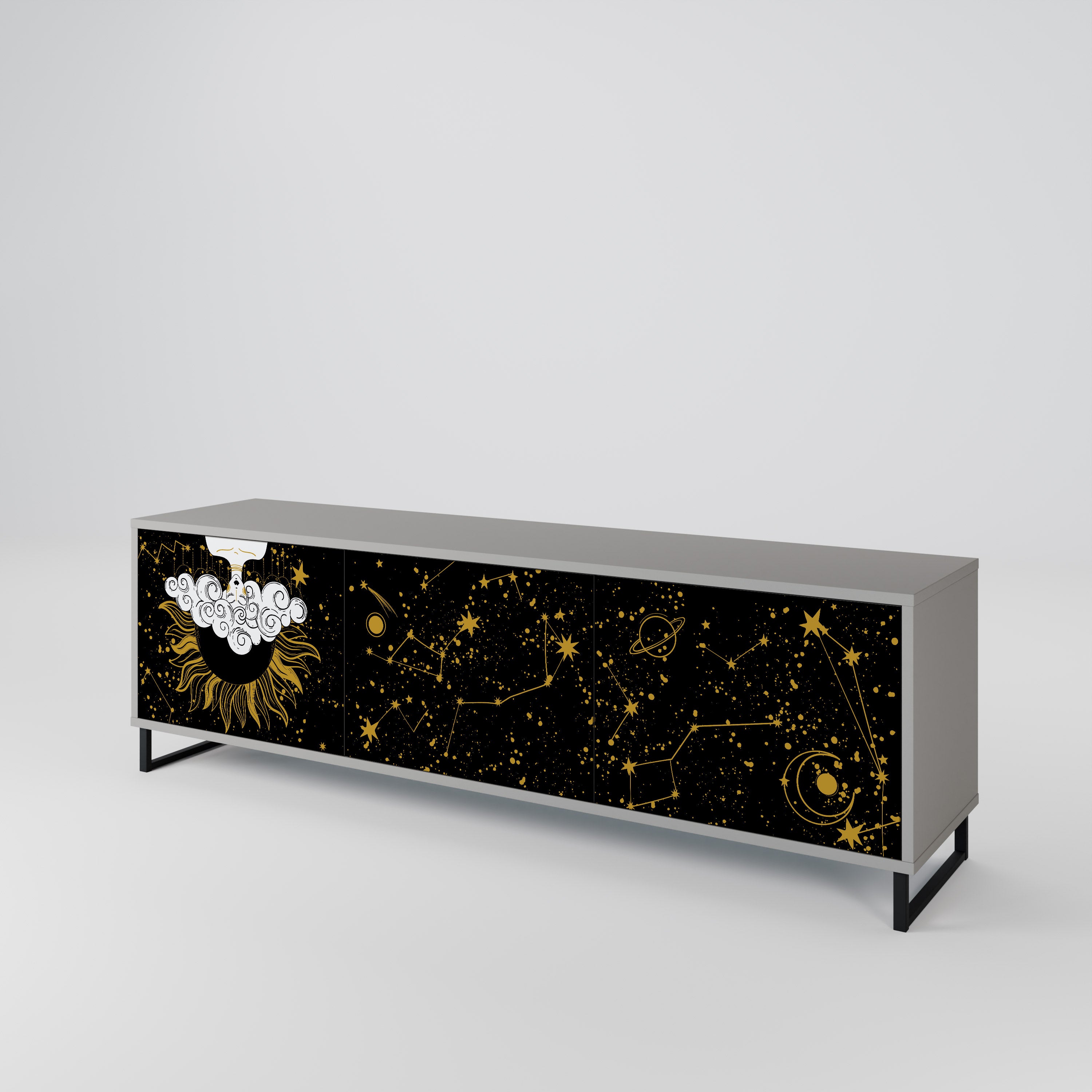 STELLAR CONSTELLATIONS Třídveřový TV stolek