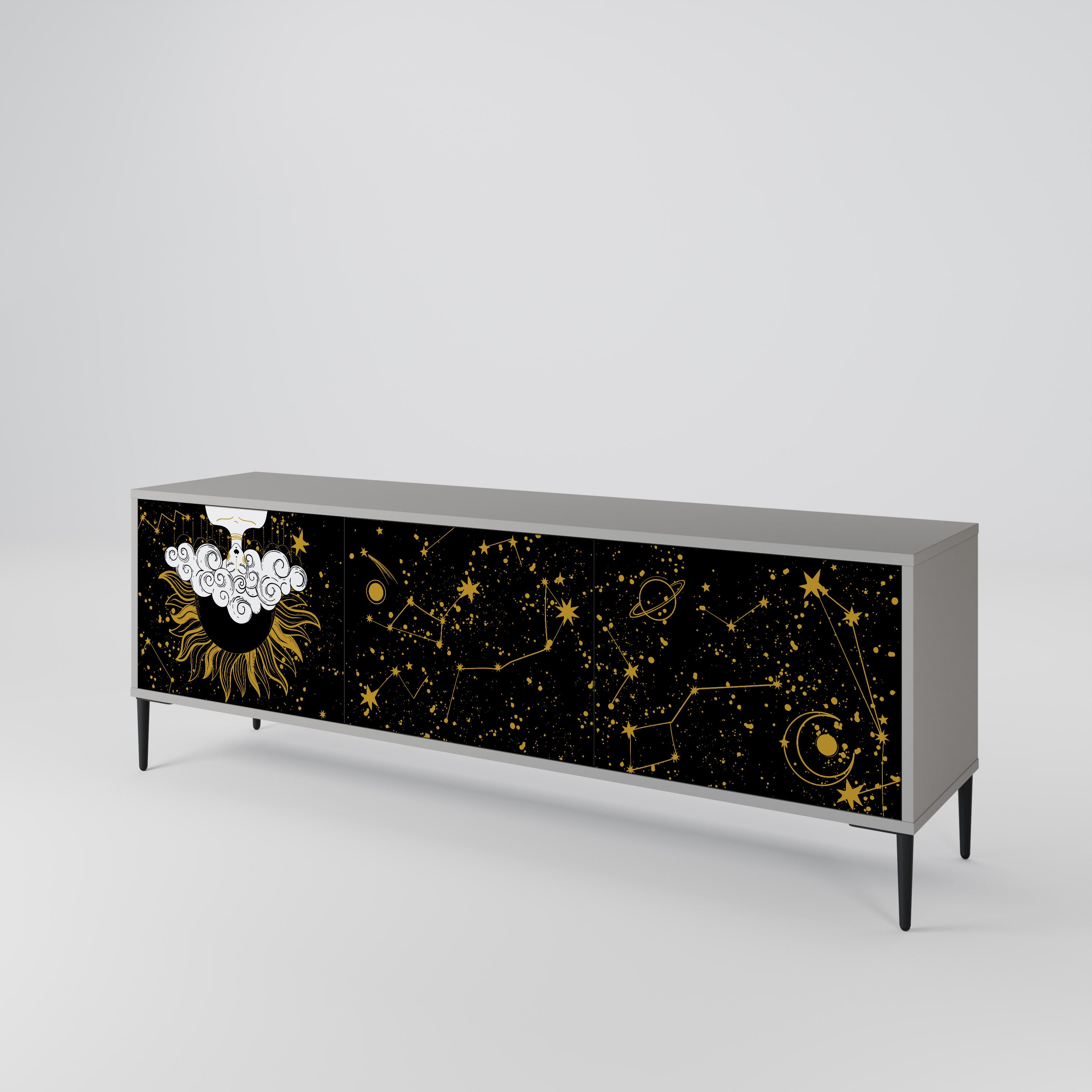STELLAR CONSTELLATIONS Třídveřový TV stolek