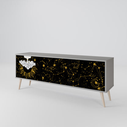 STELLAR CONSTELLATIONS Třídveřový TV stolek