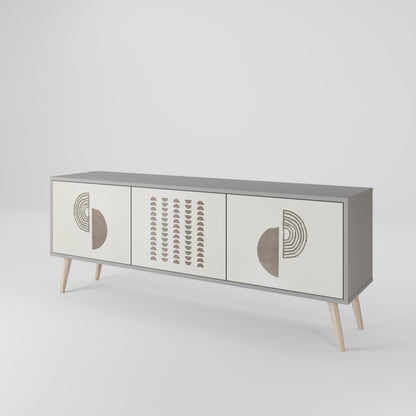 HARMONY ESSENCE Třídveřový TV stolek