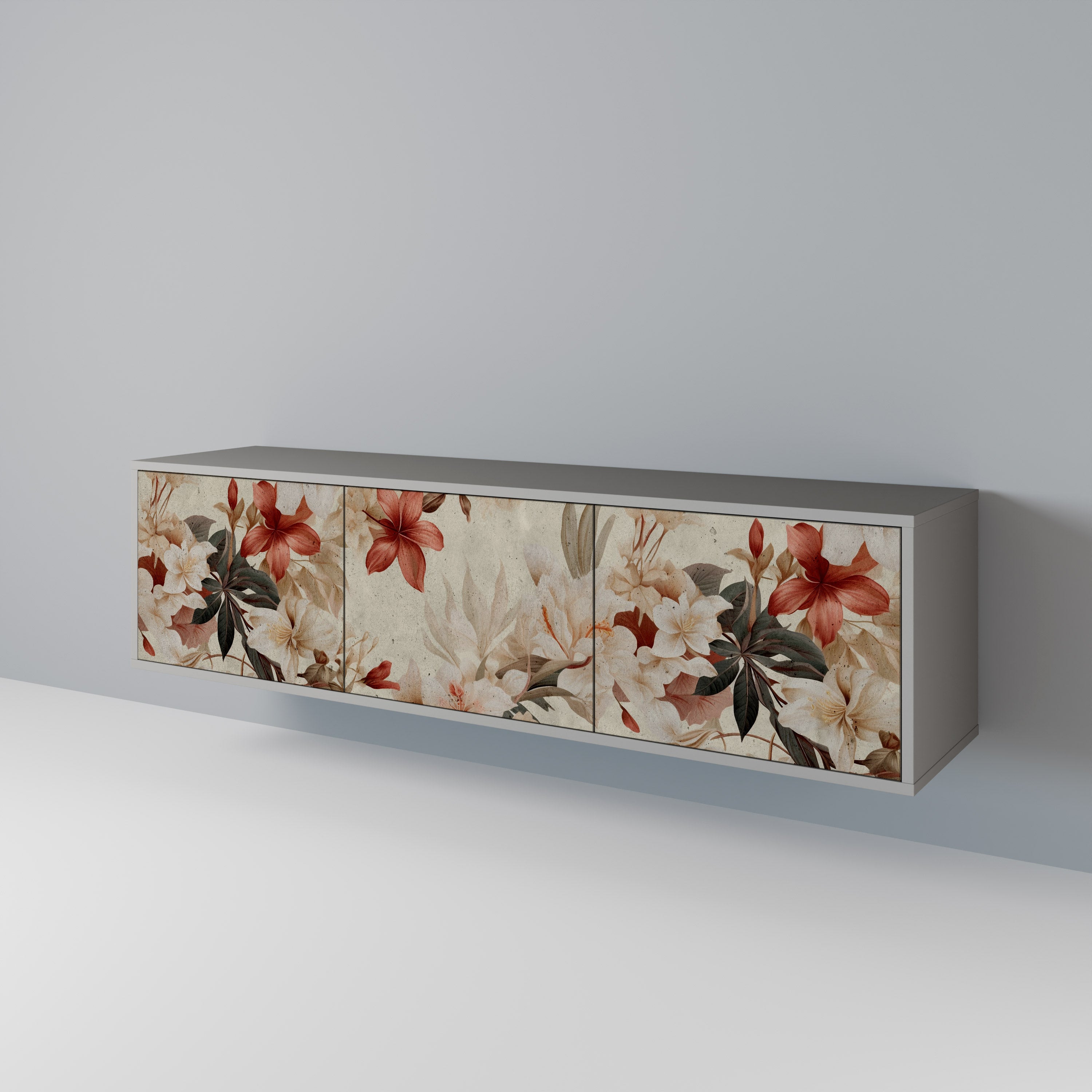 PETAL HARMONY Třídveřový TV stolek