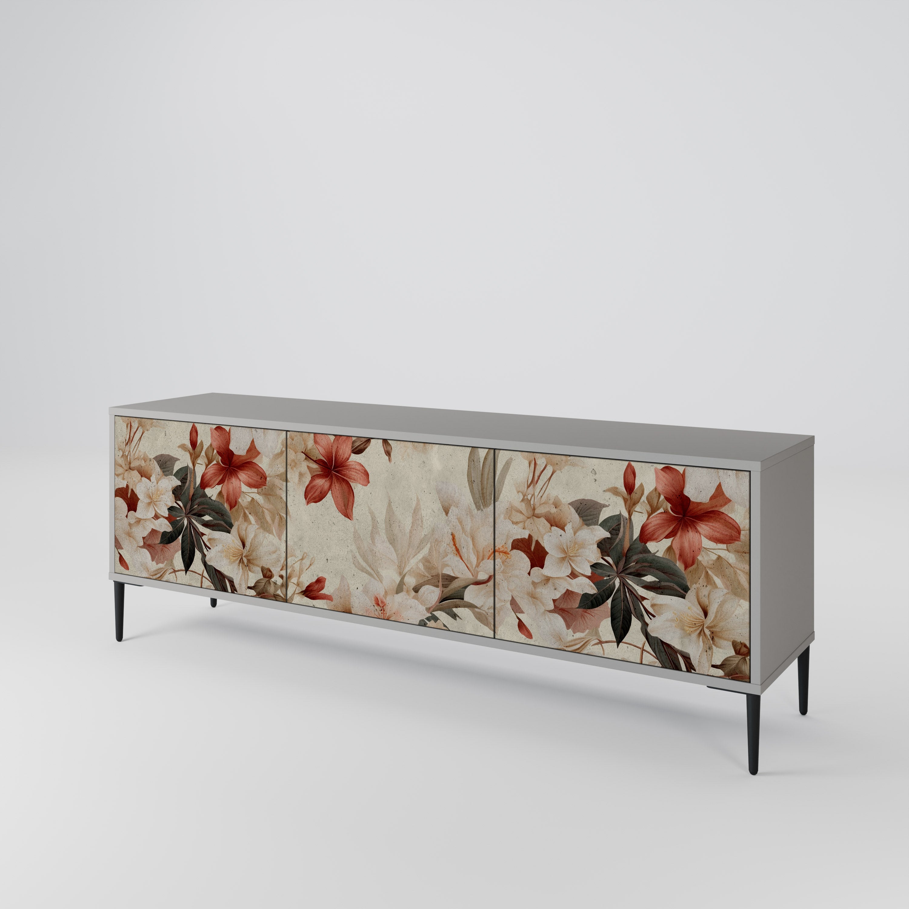 PETAL HARMONY Třídveřový TV stolek