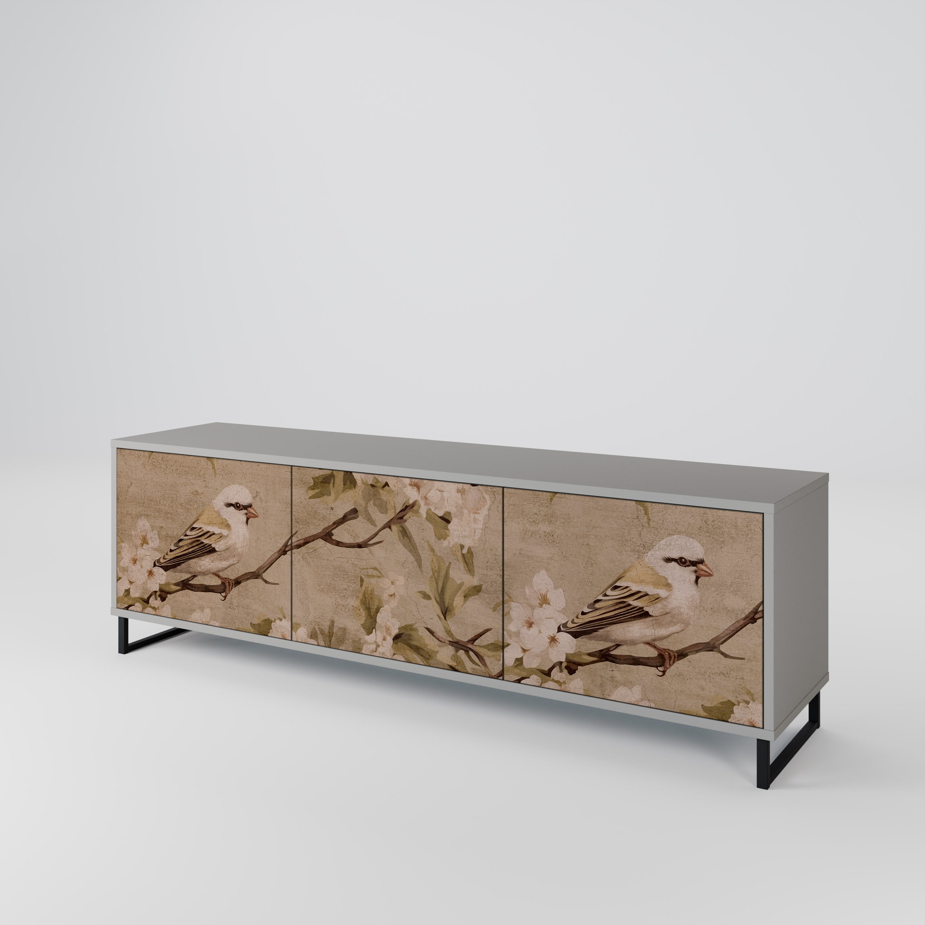 PETAL DISTINGUISH Třídveřový TV stolek