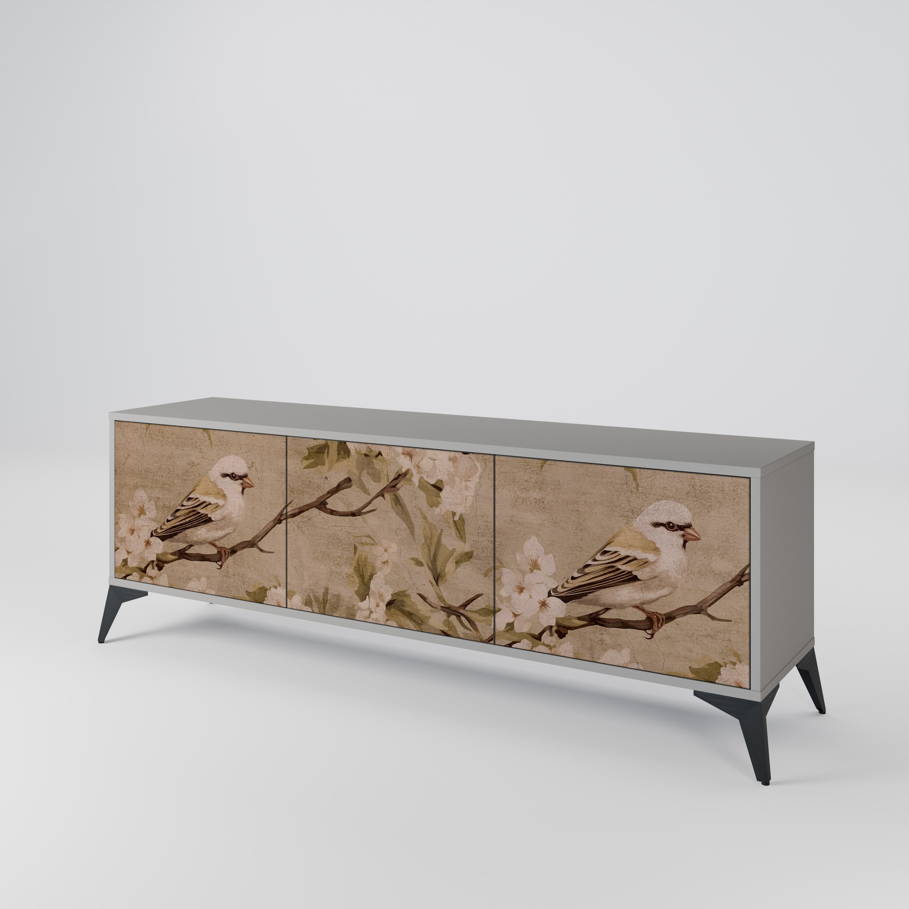 PETAL DISTINGUISH Třídveřový TV stolek