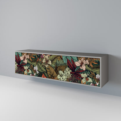 BOTANICAL EMERGENCE Třídveřový TV stolek