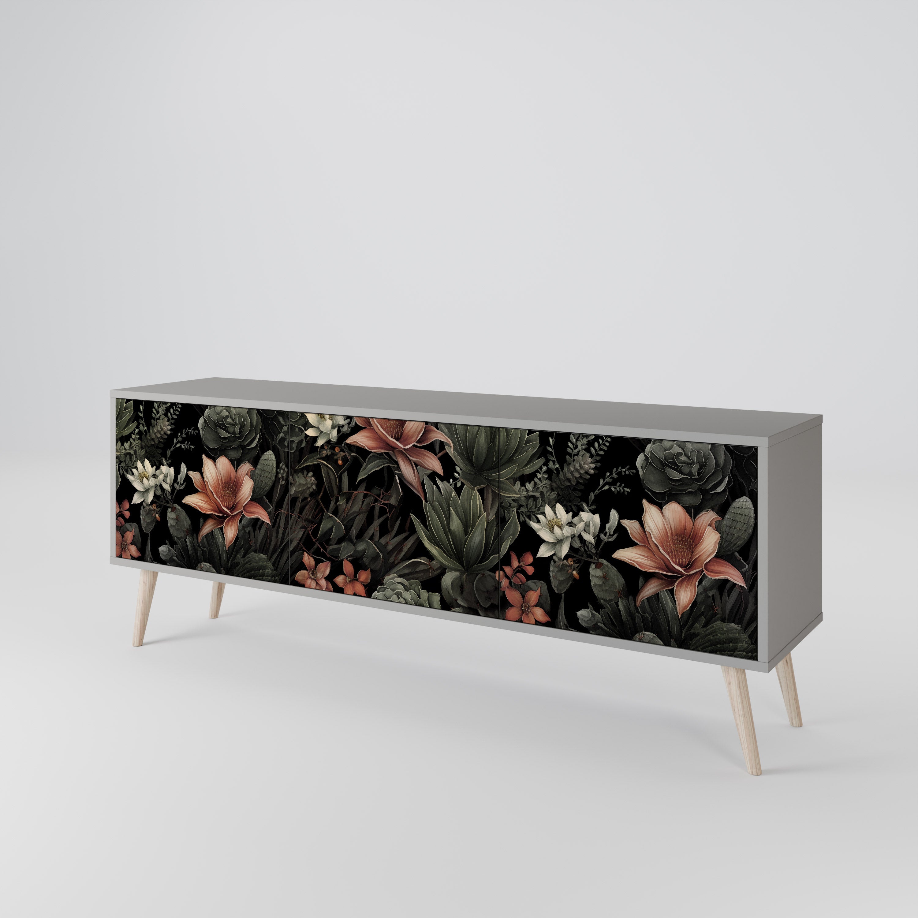 SECRET VERDURE Třídveřový TV stolek