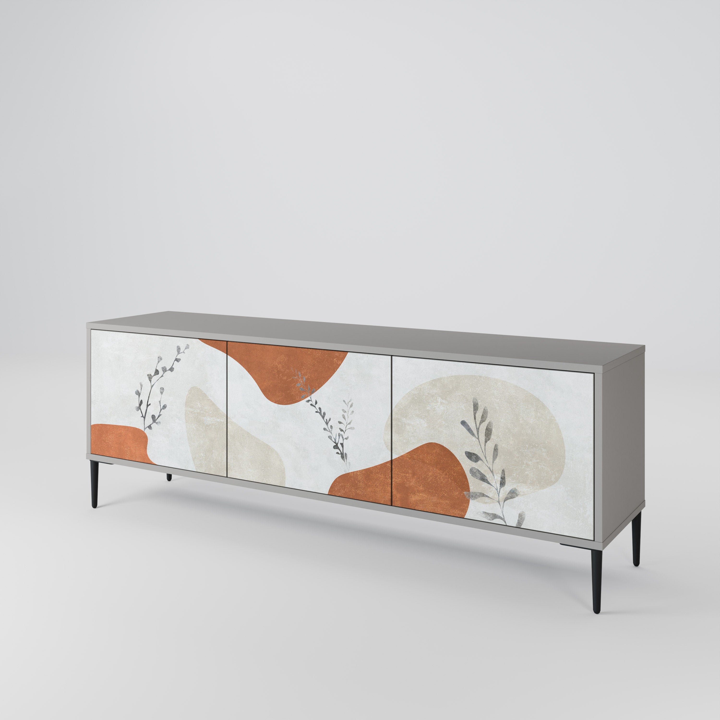 TRANQUIL TWIG Třídveřový TV stolek