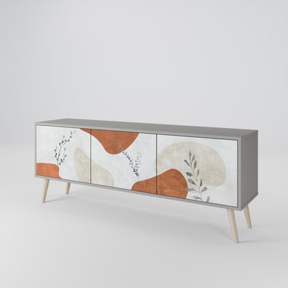 TRANQUIL TWIG Třídveřový TV stolek