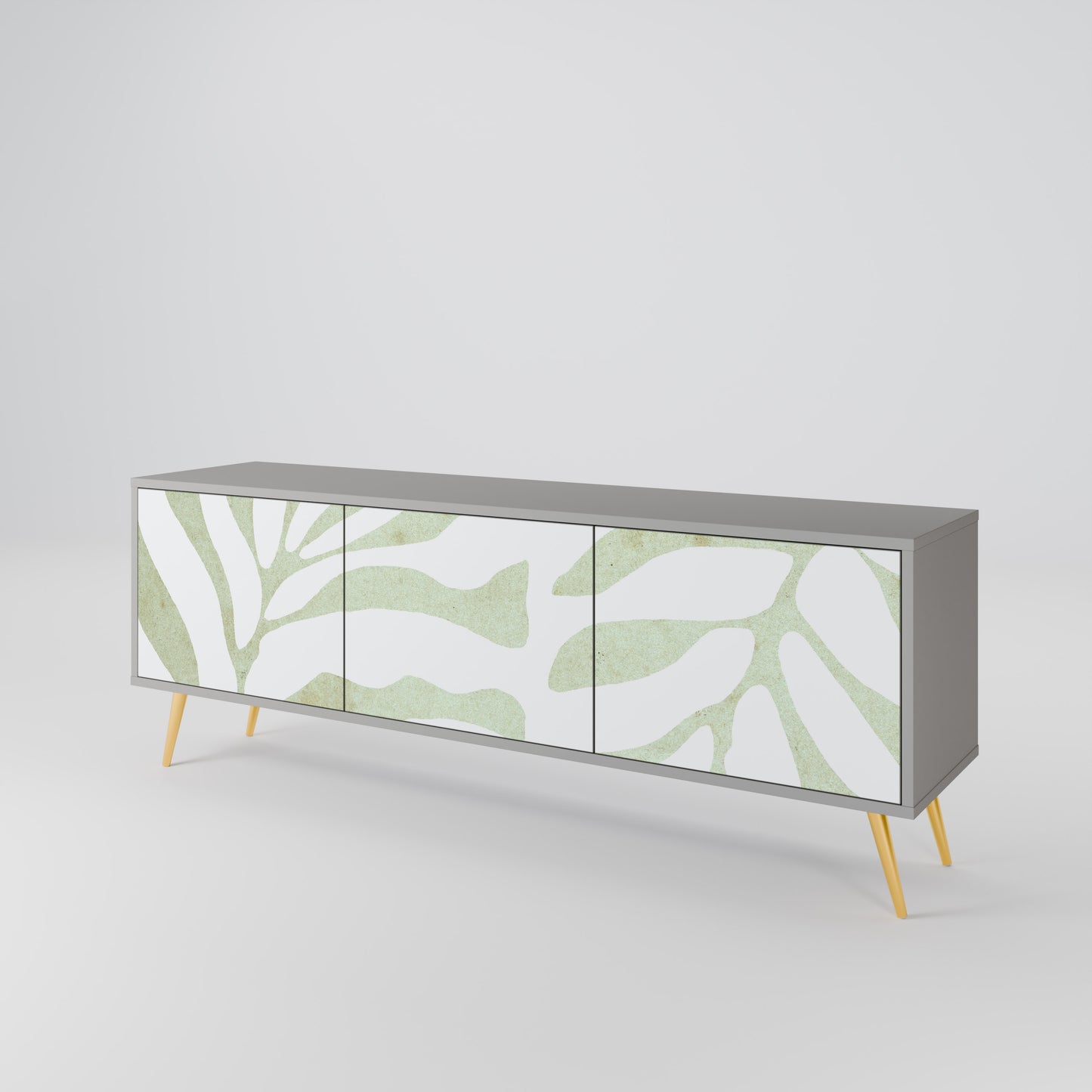 BOTANICAL SPARK Třídveřový TV stolek
