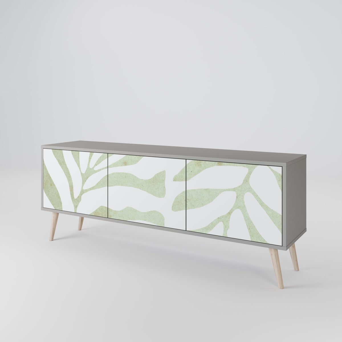 BOTANICAL SPARK Třídveřový TV stolek