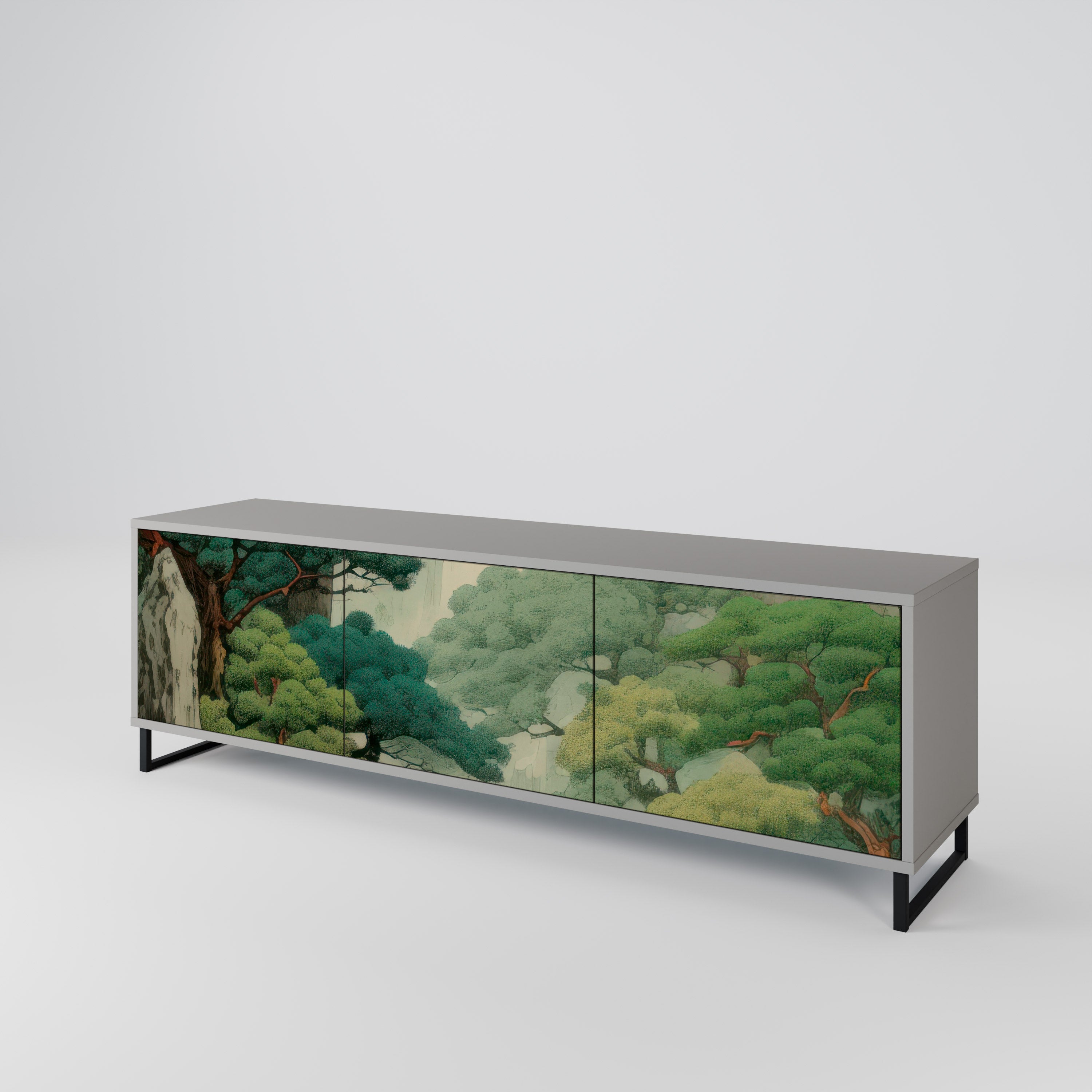 VERDURE ABYSS Třídveřový TV stolek