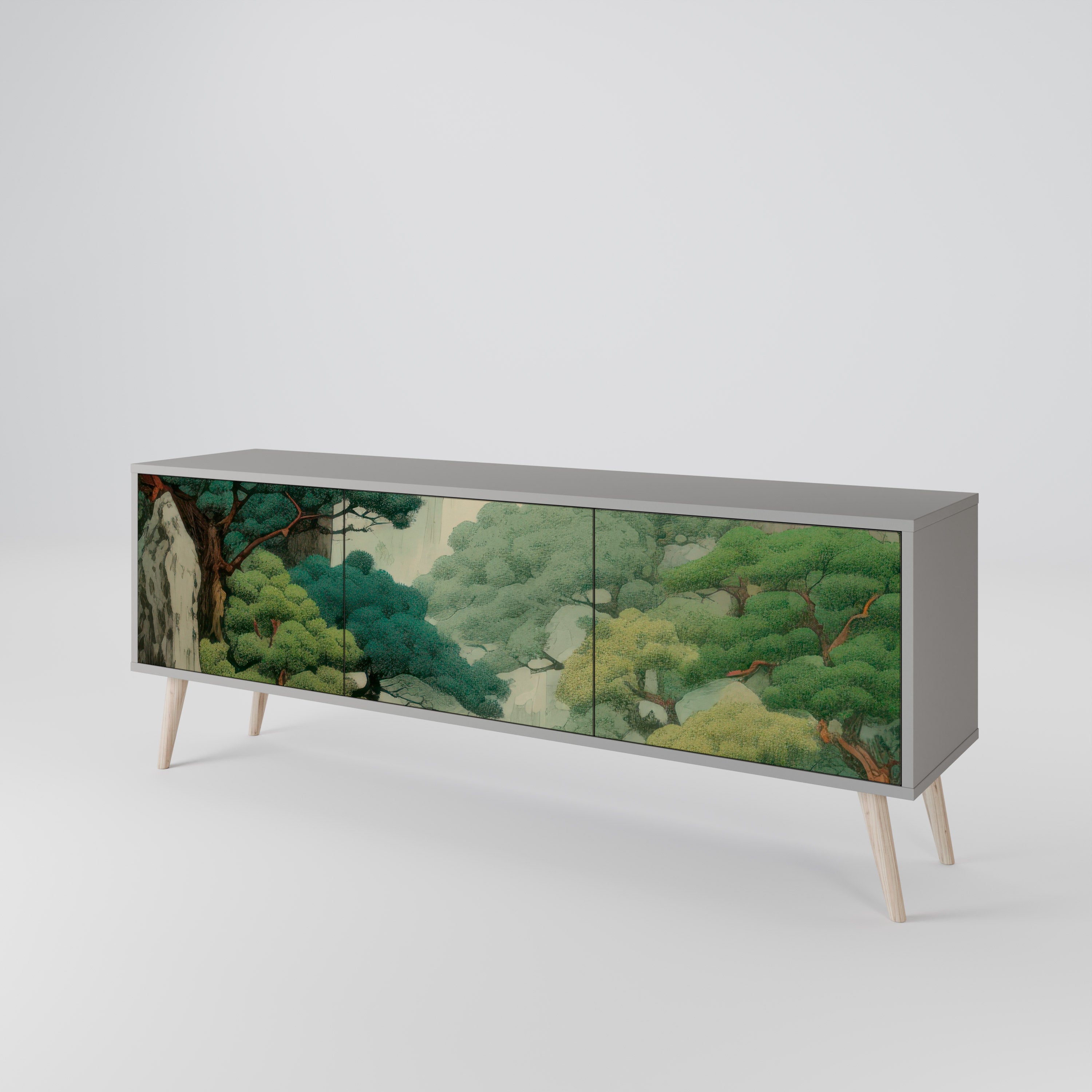 VERDURE ABYSS Třídveřový TV stolek